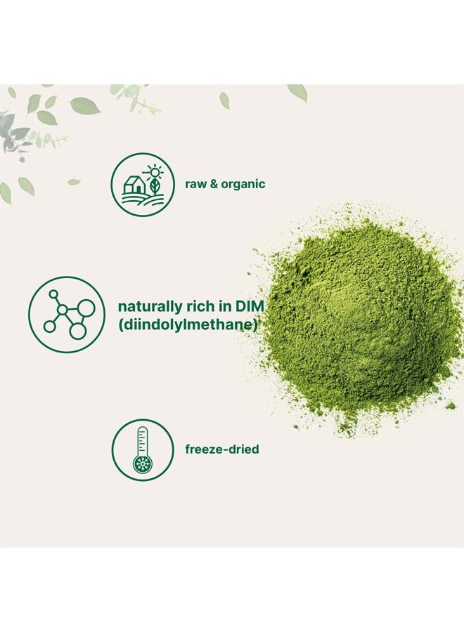 Micro Ingredients Organic Broccoli Powder, 1 Pound, Freeze Dried, Contains Natural DIM (Diindolylmethane), and Rich in Fiber and Immune Vitamin C, Green Superfood for Smoothie & Drinks, Vegan Friendly  - Image 3