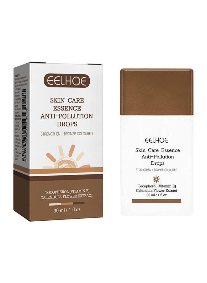 EELHOE Skin Care Essence Anti-Pollution Drops Vitamin E Summer Beach Moisturizing and Firming Skin Cream Bronze - Image 2