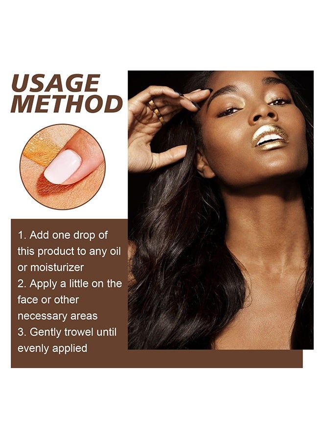 EELHOE Skin Care Essence Anti-Pollution Drops Vitamin E Summer Beach Moisturizing and Firming Skin Cream Bronze - Image 5