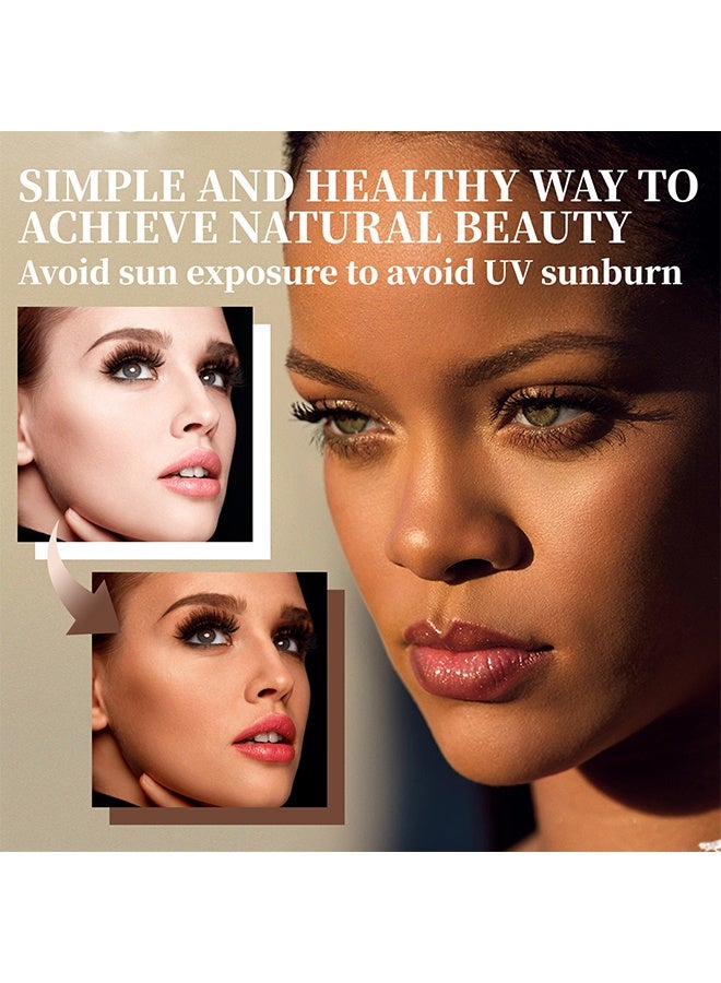 EELHOE Skin Care Essence Anti-Pollution Drops Vitamin E Summer Beach Moisturizing and Firming Skin Cream Bronze - Image 3