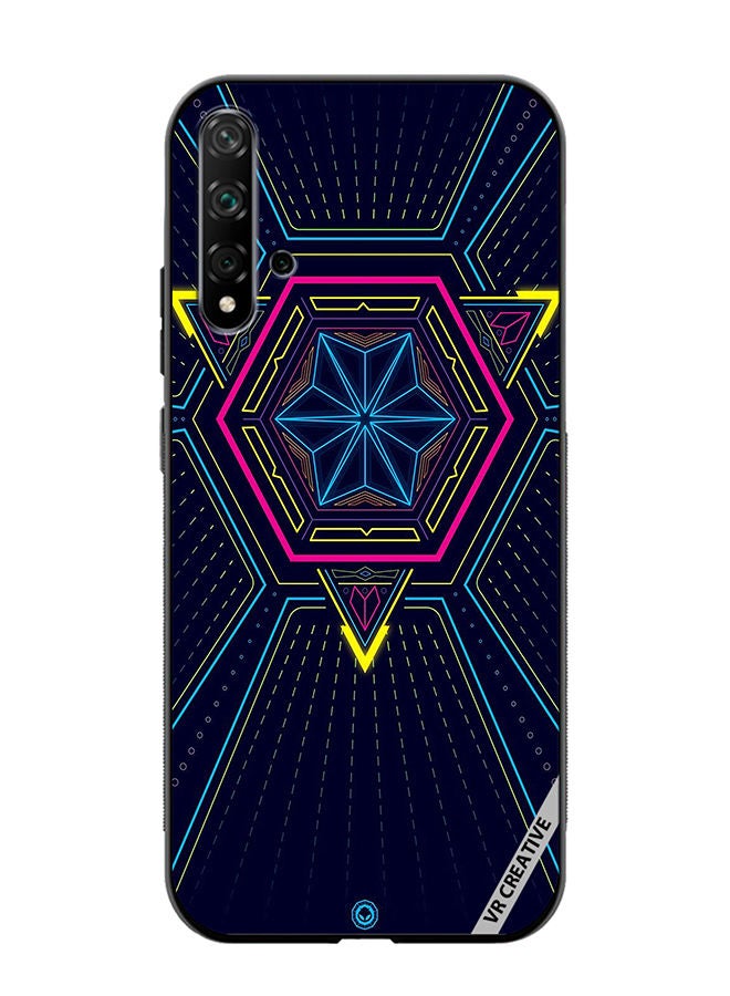 VR CREATIVE Protective Case Cover For Huawei Nova 5T Abstract Design Multicolour - Image 1