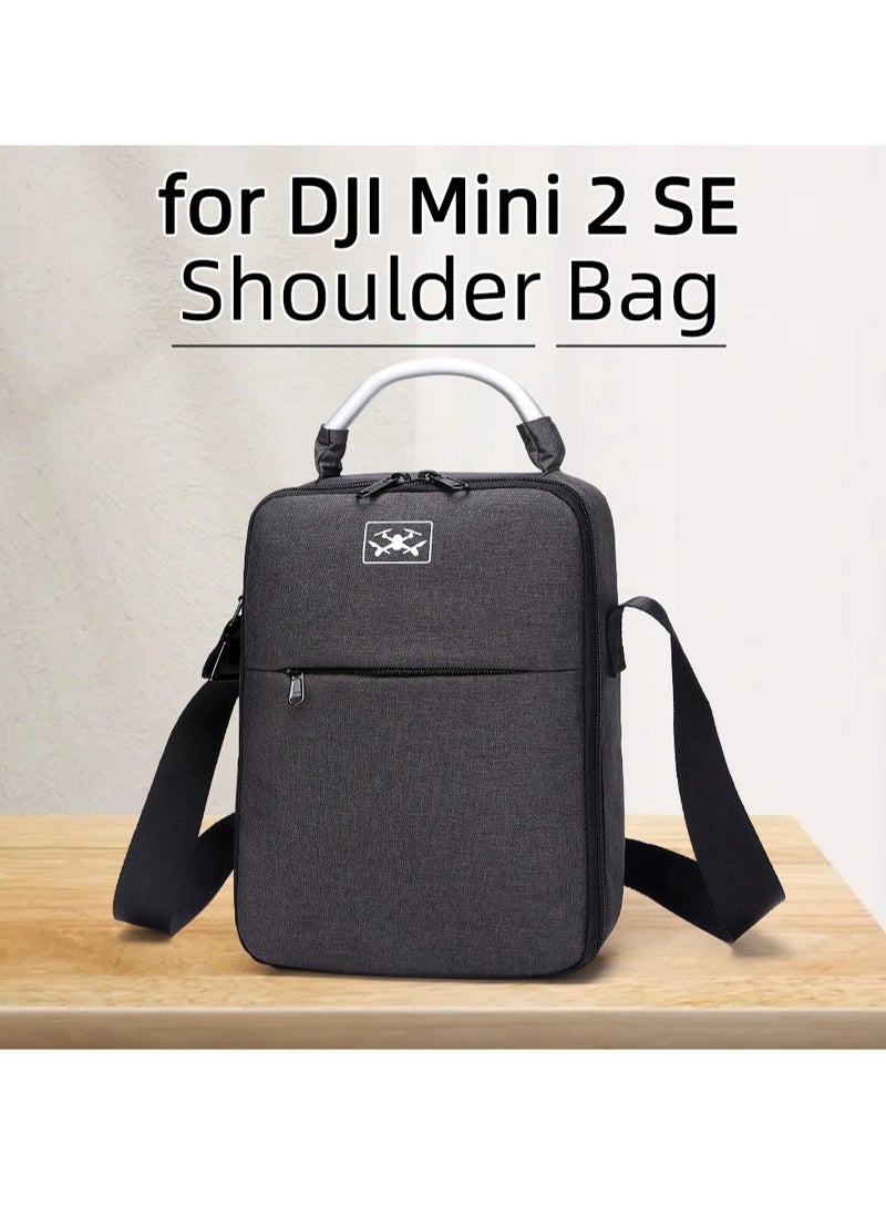 دي جي آي حقيبة تخزين لطائرة دي جي آي ميني 2، حقيبة صندوق حمل خارجية للطائرة بدون طيار، حقيبة كتف محمولة لتنظيم السفر، حافظة حماية متينة للطائرة بدون طيار لطائرة دي جي آي ميني 2 بدون طيار وملحقاتها، (أسود) - Image 5