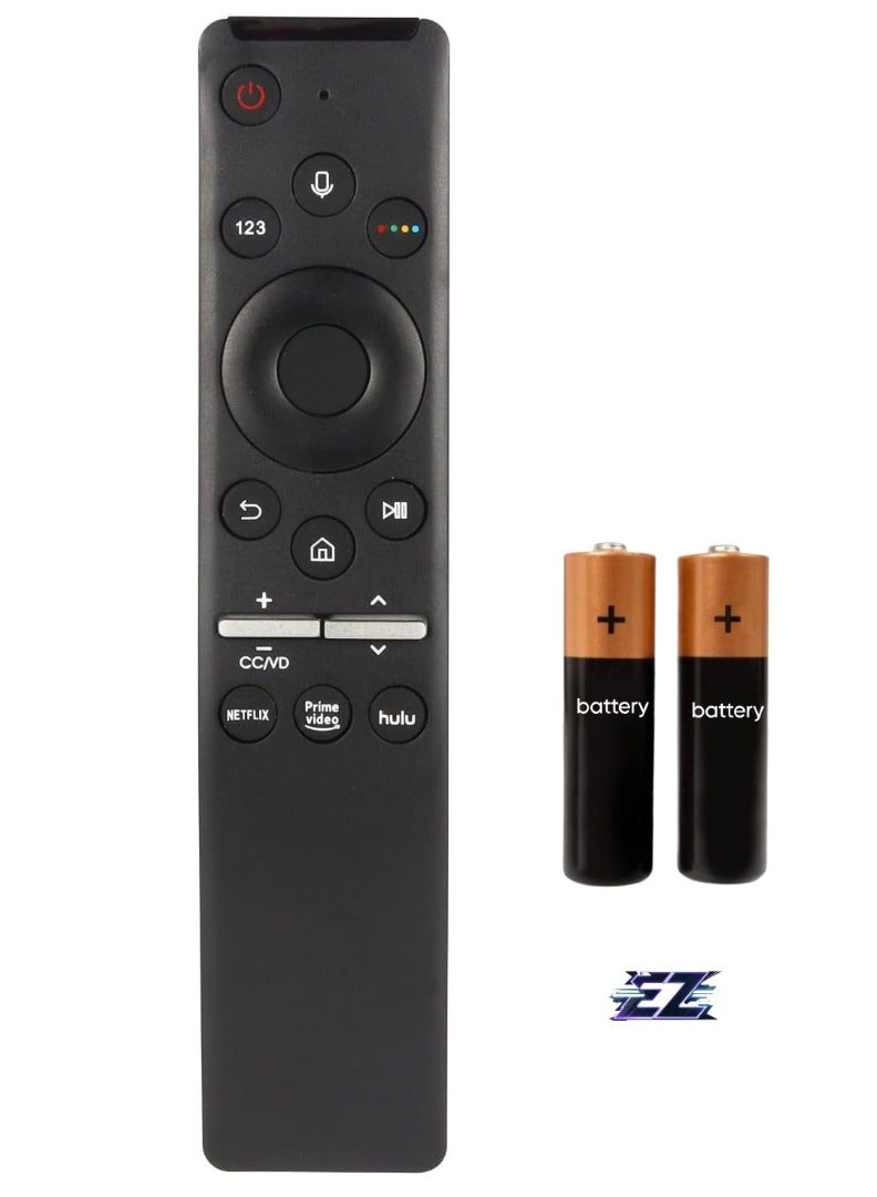 ELTRAZONE "New BN59-01312G Voice Remote Control for Samsung QLED 8K UHD TV UN49RU8000, UN55RU8000, UN65RU8000, UN75RU8000, UN82RU8000, UN85RU8000 – Replacement Controller with Netflix, Prime Video, Hulu Keys & Battery Included" - Image 1