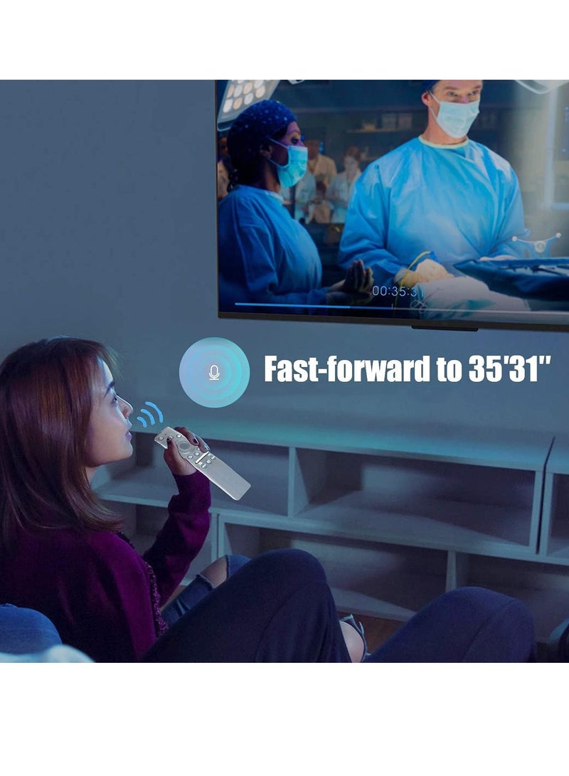 ELTRAZONE "New BN59-01312G Voice Remote Control for Samsung QLED 8K UHD TV UN49RU8000, UN55RU8000, UN65RU8000, UN75RU8000, UN82RU8000, UN85RU8000 – Replacement Controller with Netflix, Prime Video, Hulu Keys & Battery Included" - Image 3