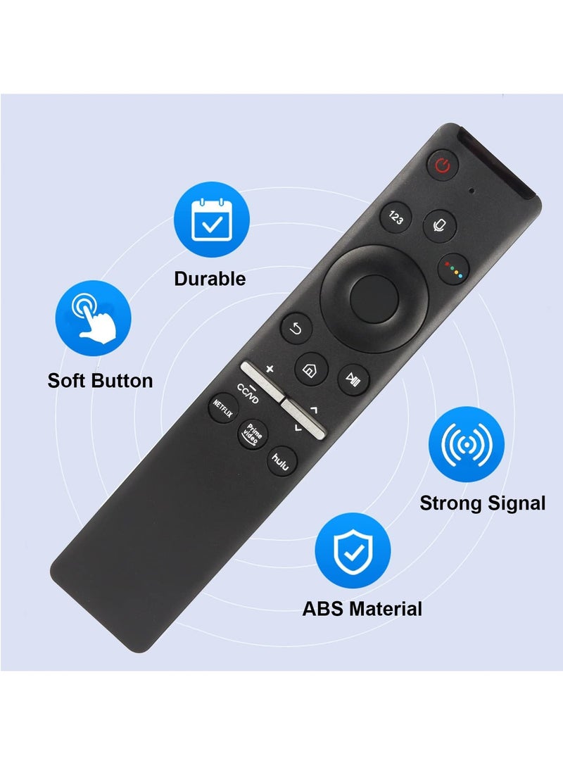 ELTRAZONE "New BN59-01312G Voice Remote Control for Samsung QLED 8K UHD TV UN49RU8000, UN55RU8000, UN65RU8000, UN75RU8000, UN82RU8000, UN85RU8000 – Replacement Controller with Netflix, Prime Video, Hulu Keys & Battery Included" - Image 4