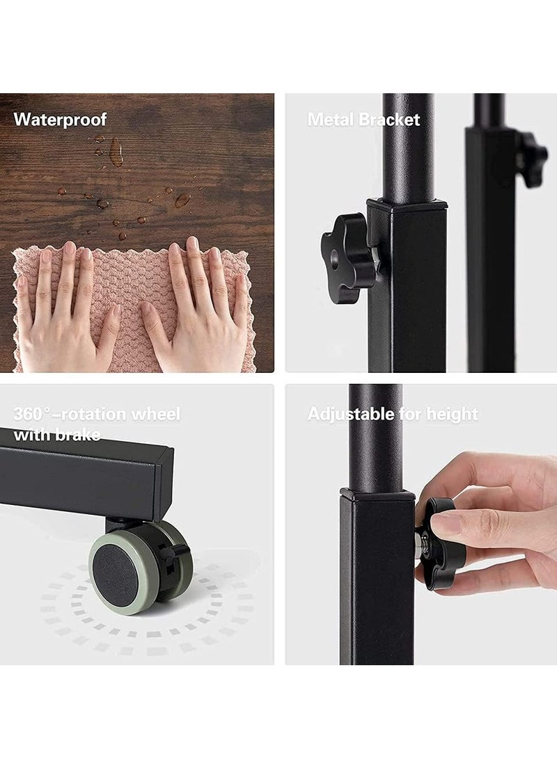 طاولة جانبية متعددة الوظائف لغرفة النوم، سرير بسيط، طاولة كمبيوتر كسولة، غرفة نوم بسيطة، طاولة رفع متنقلة صغيرة - Image 4