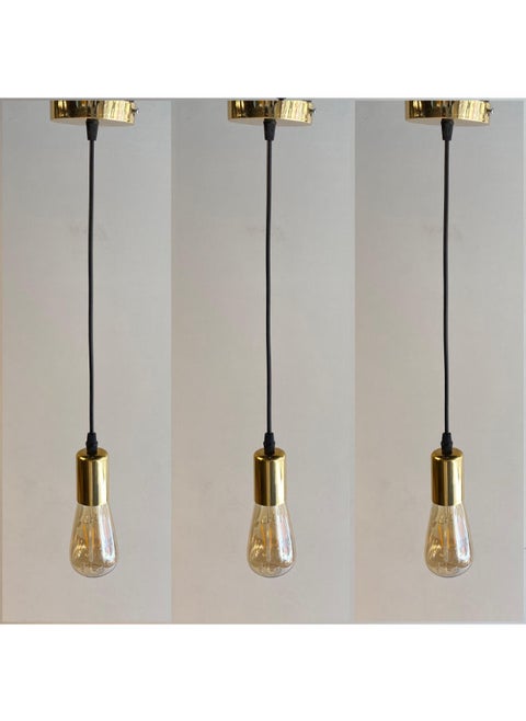 A distinctive set of cables with a distinctive shape without lamps