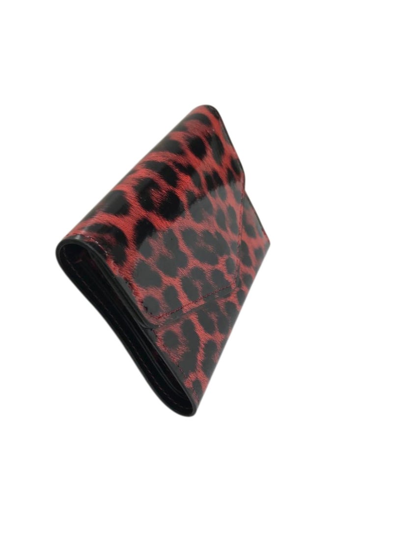 Mini Women’s Shiny Leather Wallet – Elegant Compact Design, Lightweight, Practical & Perfect for Everyday Use - Image 2