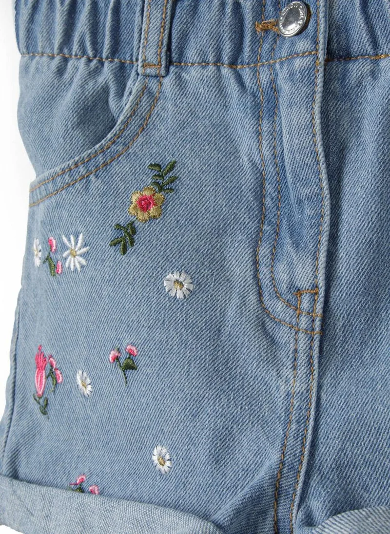 MINOTI Girls Denim Shorts