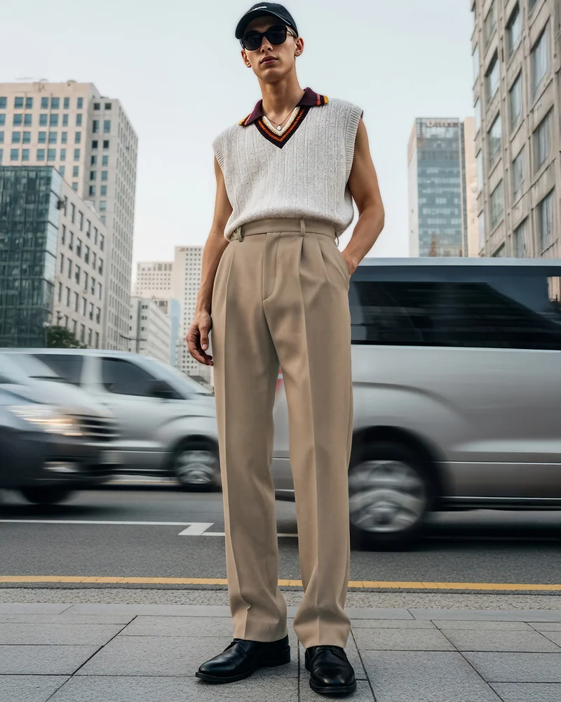 بيواكوف بنطلون جوركا رجالي بني