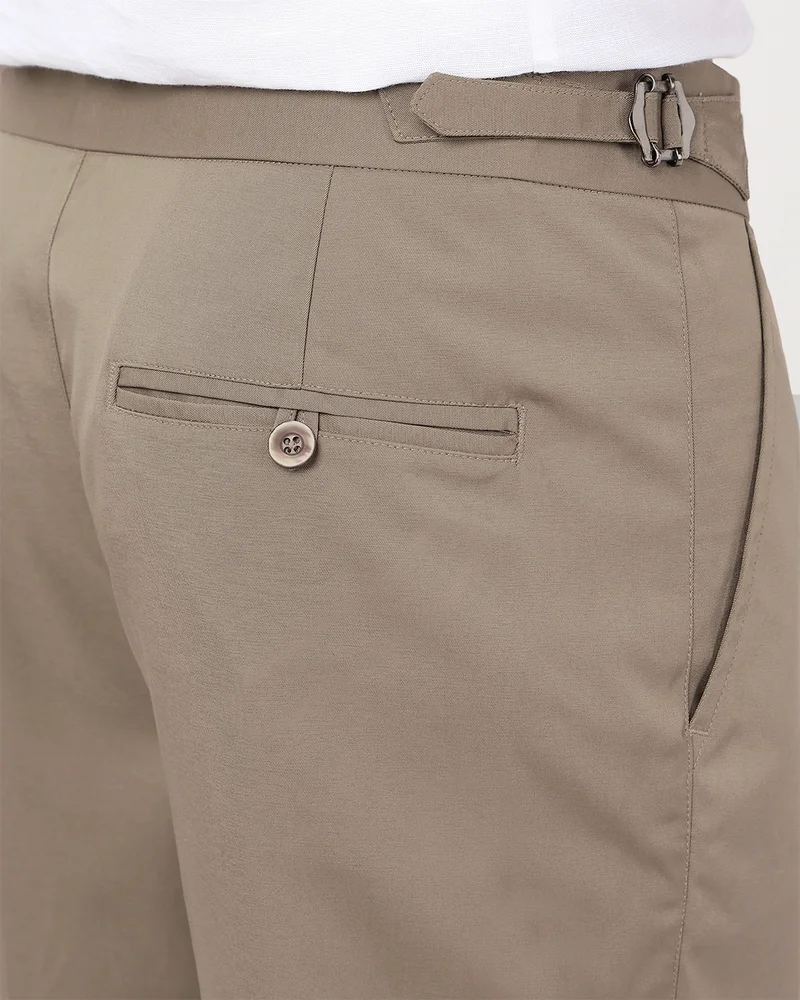 bewakoof Men's Brown Gurkha Pants