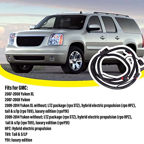 CULMKARI Rear Back Up Sensor Wire Harness Fits for Chevy Suburban Tahoe GMC Yukon Replaces 22899761 - Image 2