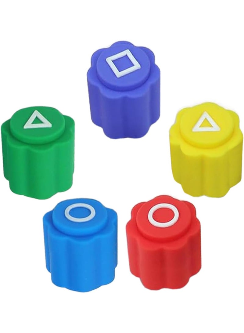 Junji Korean Traditional Squid Fishing Game, Stone Catching, Throwing, and Hand-Eye Coordination Game - Image 1