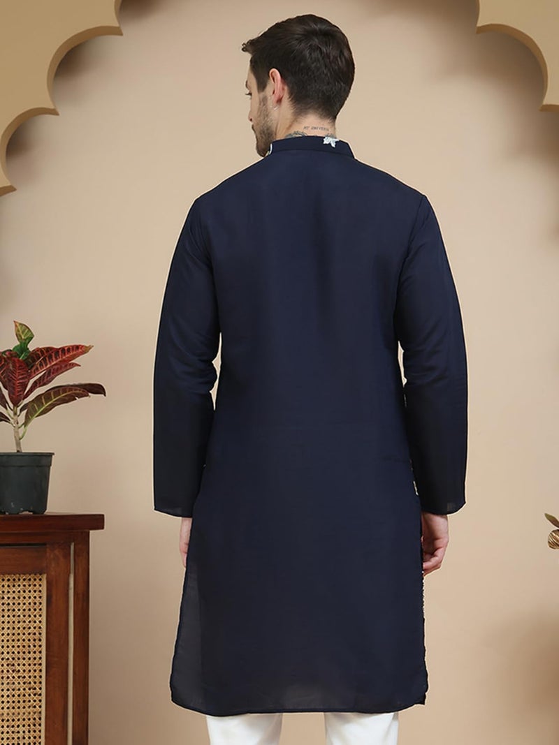 jompers قمصان جومبرز المطرزة بالزهور والخرز للرجال - Image 3