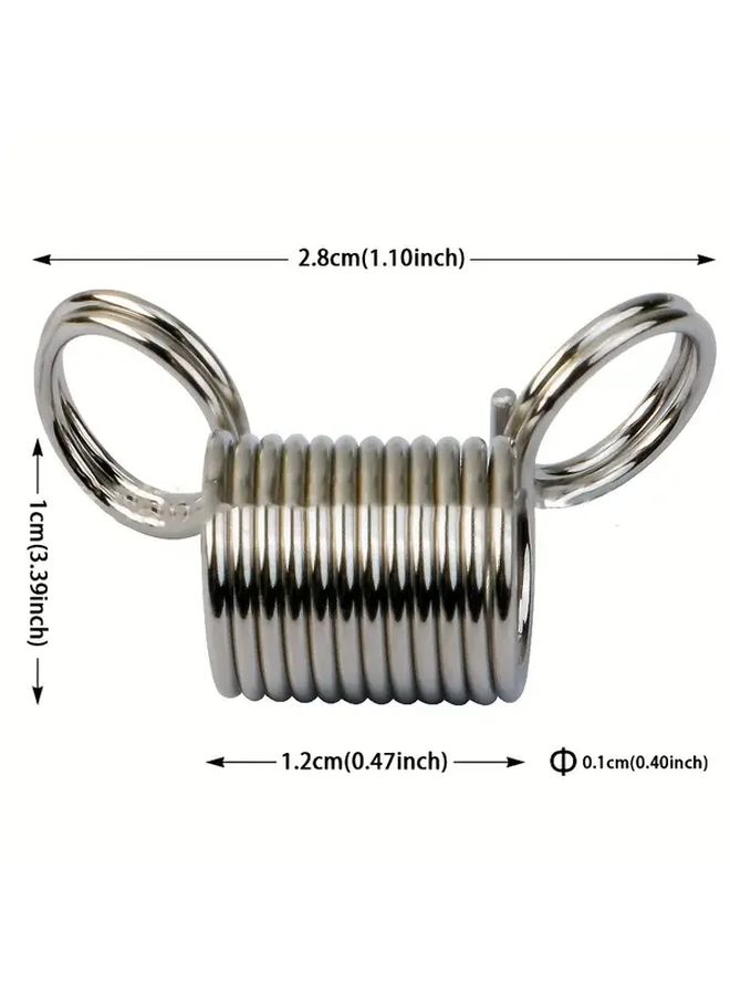 2 Large Bead Stop Clips Jewelry Making Anti Drop Wire Spring Bead Clips - Image 4