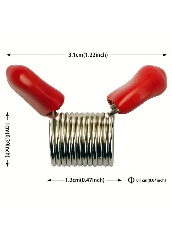 2 Large Bead Stop Clips Jewelry Making Anti Drop Wire Spring Bead Clips - Image 3