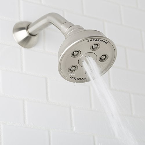 Speakman S-3014-BN Caspian Anystream High Pressure Adjustable Shower Head, Brushed Nickel - Image 4