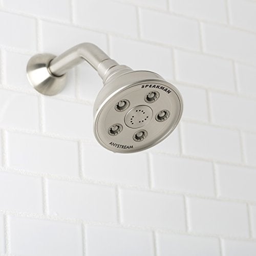 Speakman S-3014-BN Caspian Anystream High Pressure Adjustable Shower Head, Brushed Nickel - Image 2