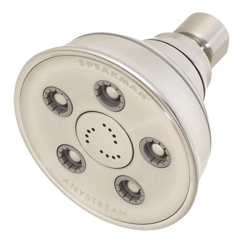 Speakman S-3014-BN Caspian Anystream High Pressure Adjustable Shower Head, Brushed Nickel - Image 1