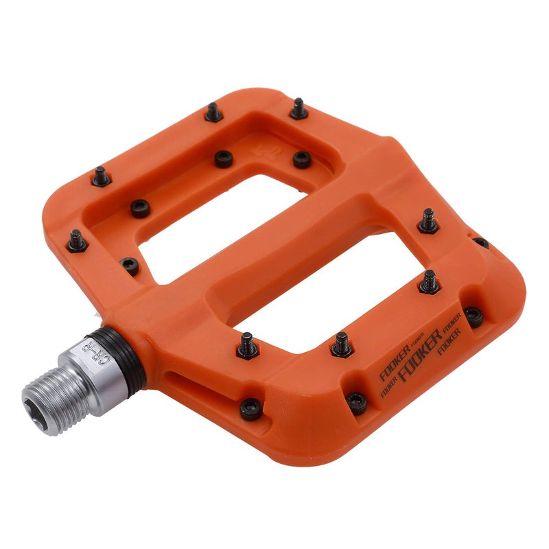 FOOKER MTB Pedals Mountain Bike Pedals 3 Bearing Non-Slip Lightweight Nylon Fiber Bicycle Platform Pedals for BMX MTB 9/16" - Image 1