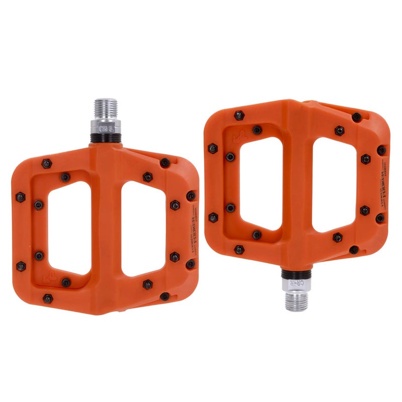 FOOKER MTB Pedals Mountain Bike Pedals 3 Bearing Non-Slip Lightweight Nylon Fiber Bicycle Platform Pedals for BMX MTB 9/16" - Image 2