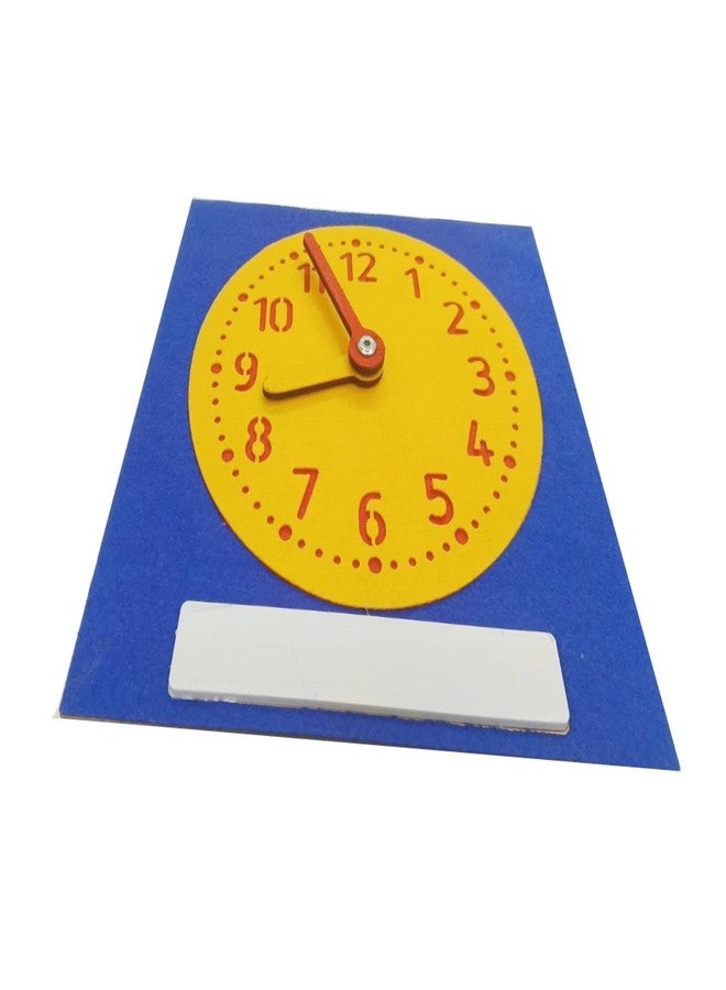 Incrizma Learning Clock Demonstration Teaching Time Practice Clock with Dry Erase Writing Surface, Help Kids Practice Time, Clocks for Kids, Write and Wipe, Homeschool, Classroom (20 Cm) - Image 5