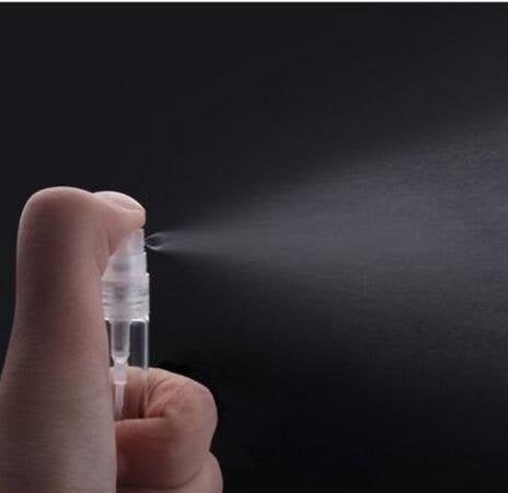 Elfenstall- 25Pcs Clear Glass 5Ml 1/6Oz Spray Bottle Perfume Fragrance Scent Vials Black Fine Mist Atomizer Refillable Sprayer Portable Liquid Container Free 2Pcs 3Ml Dropper - Image 4