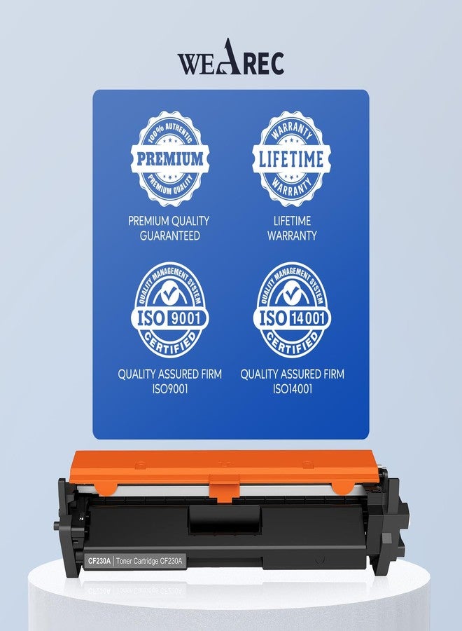 WEAREC 30A CF230A Toner Cartridge Replacement for HP 30A CF230A 30X CF230X Compatible for Laserjet Pro MFP M227fdn M227fdw M227sdn M203d M203dn M203dw Printer(Black,4-Pack) - Image 5