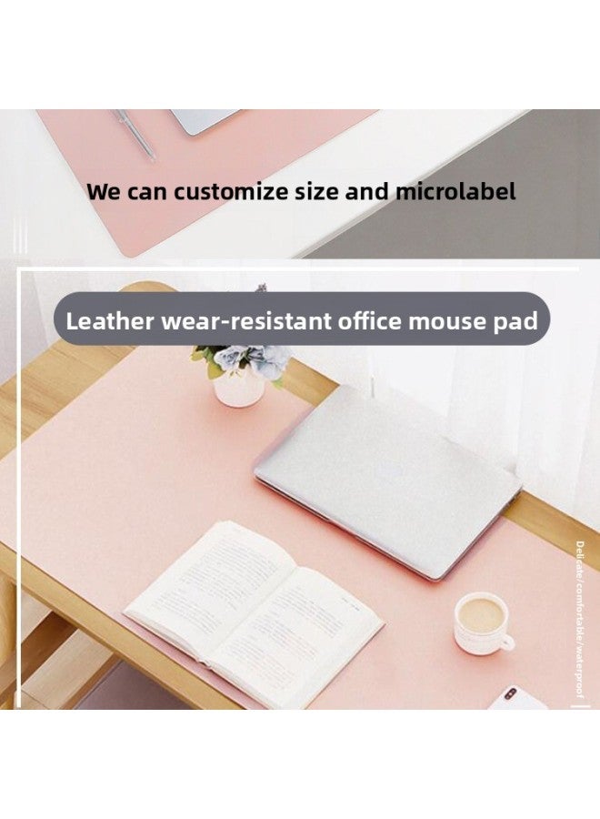 Mobile Phone Custom Mouse Pad Special Leather Desk Pad Arm Feel Non-Slip Extra Large Keyboard Pad Office Wrist Guard Stain Resistant 
