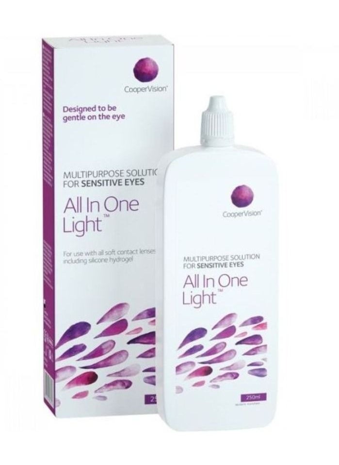 Cooper Vision - All in One Light Contact Lens Solution (250ml) - Image 1