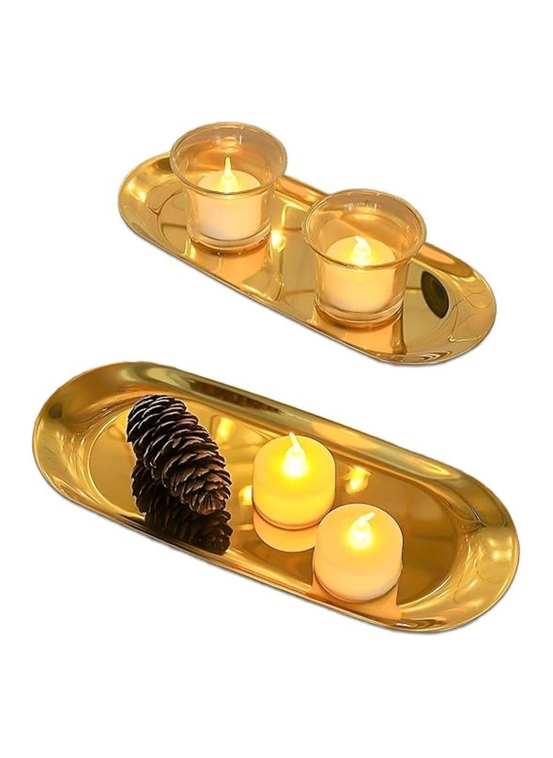 Generic 4 Golden Serving Tray  - Image 2