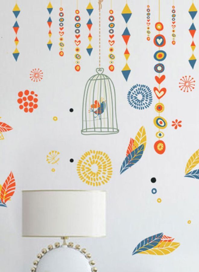 DaDa Home Cartoon Printed Wall Sticker Multicolour 60x40cm - Image 1