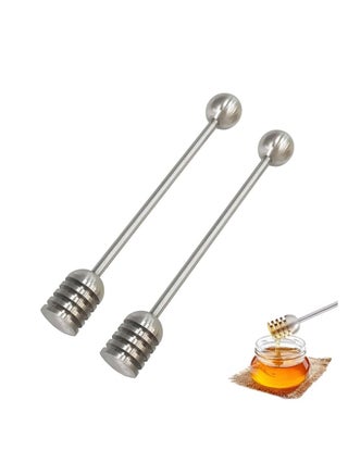 2 Pieces Stainless Steel Honey Dipper Stick, 6.3 Inch Honey Wand Server, Removable Honeycomb Stick for Honey Pot Dispense Honey, Wedding Party Favors Birthday Gift - pzsku/ZB50A7BF09006A0D194E5Z/45/1743954213/542974b7-5c72-4f39-bcb8-6fec485fc2ad