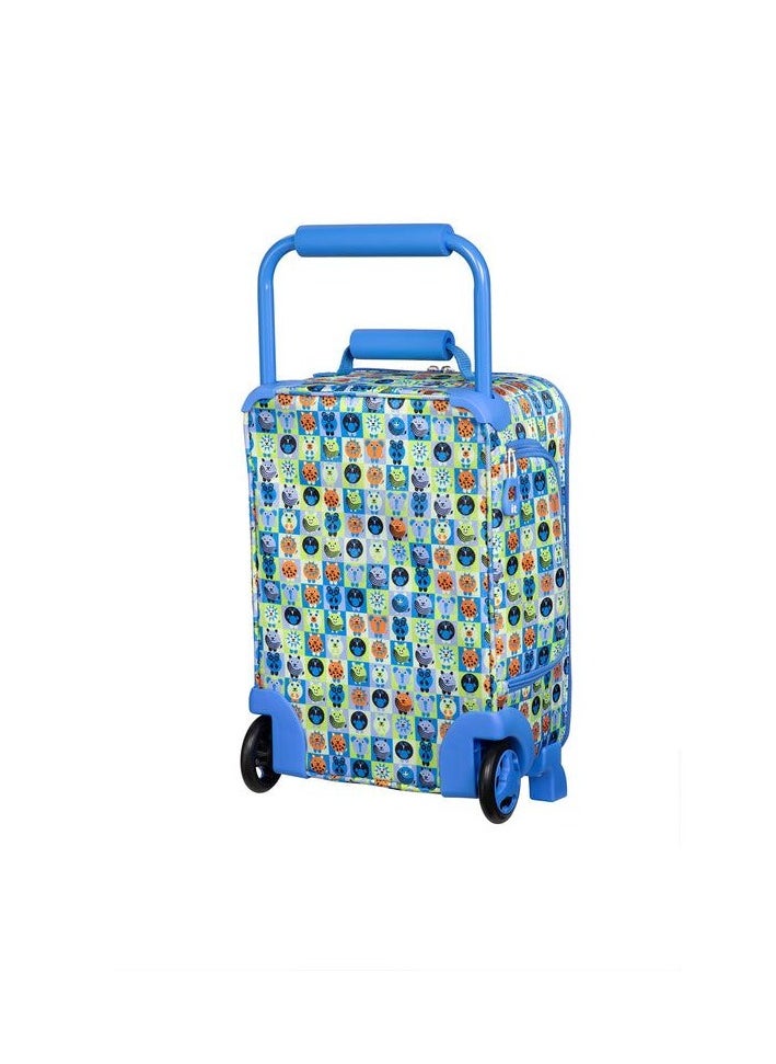 it Luggage it luggage KIDS Model Curiosity, Unisex Kids Underseat Suitcase, World's Lightest Children's Small Cabin, Soft Outer Shell, Polyester, 15Liters, 1.13kg, Blue Minimals  - Image 3