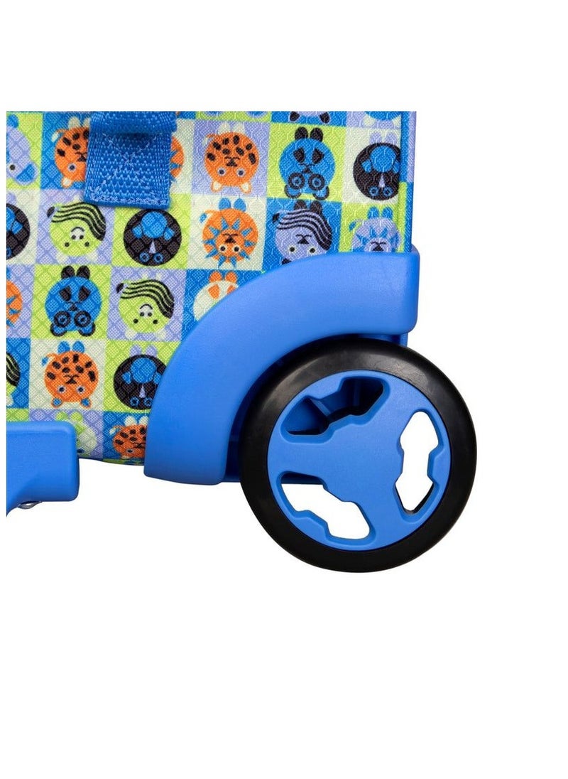 it Luggage it luggage KIDS Model Curiosity, Unisex Kids Underseat Suitcase, World's Lightest Children's Small Cabin, Soft Outer Shell, Polyester, 15Liters, 1.13kg, Blue Minimals  - Image 5