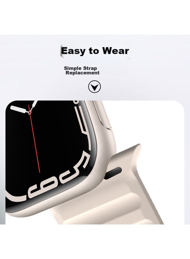 Bho Suitable For Apple Watch Band, Apple Watch S10/ultra2 Silicone Strap, Iwatch S9/s8/7/6/5/4/se Silicone Sports Band - Image 4