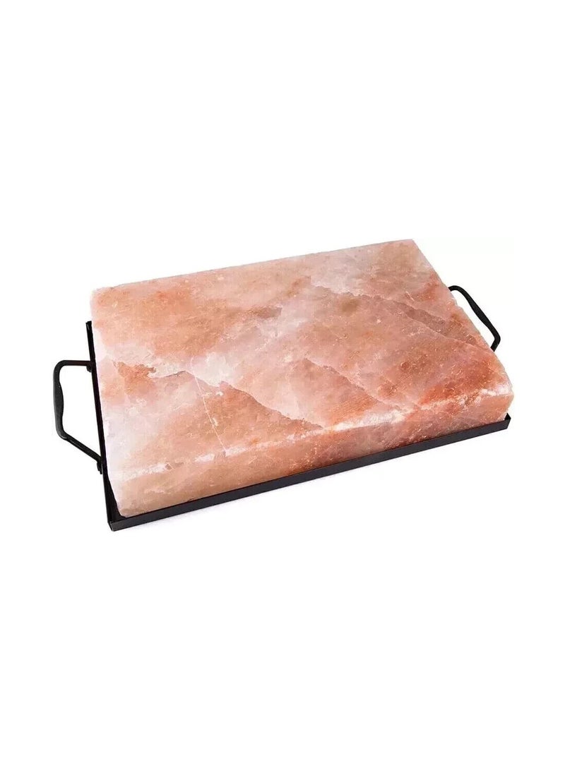 Dr. Foods Dr. Foods Himalayan Pink Salt Block for Cooking, Grilling & Baking – 30 cm × 20 cm × 5 cm | Salt Cutting Board | Culinary Serving Stone  - Image 1