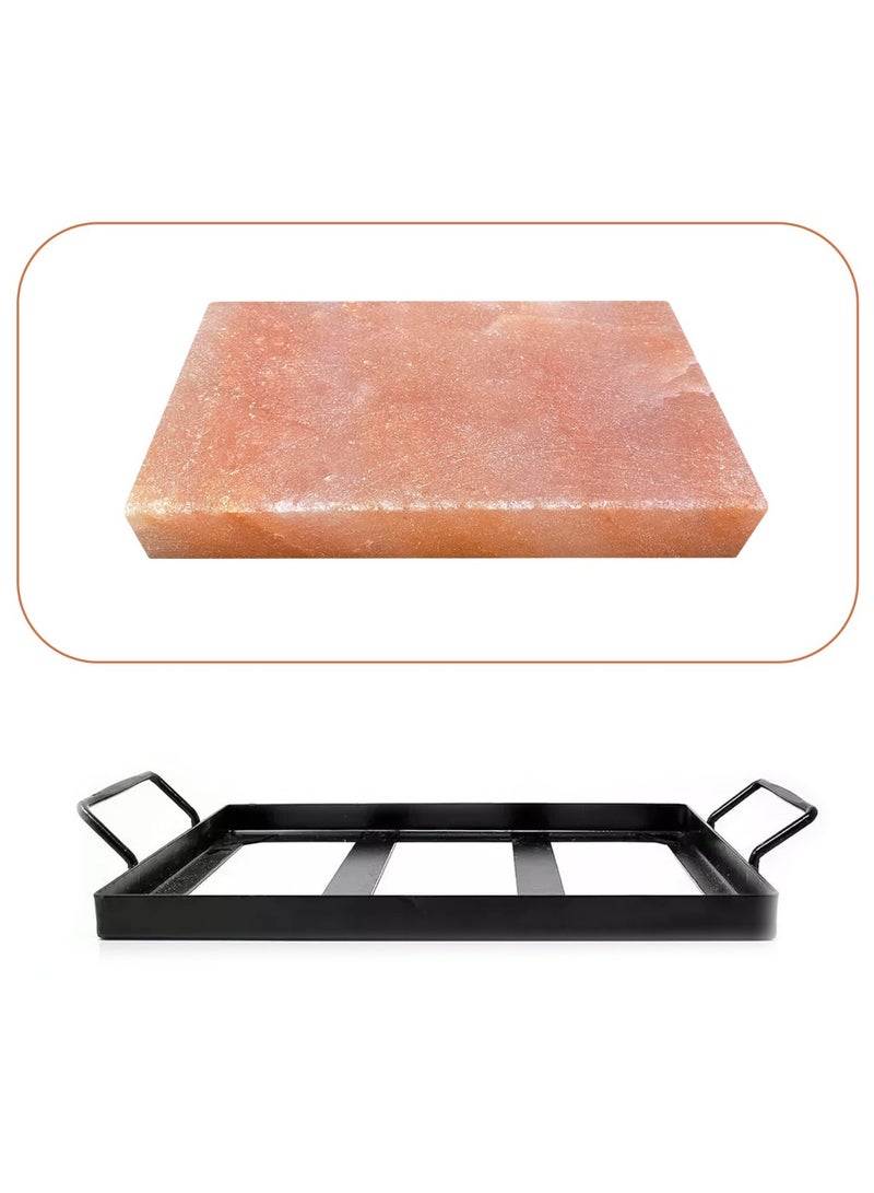Dr. Foods Dr. Foods Himalayan Pink Salt Block for Cooking, Grilling & Baking – 30 cm × 20 cm × 5 cm | Salt Cutting Board | Culinary Serving Stone  - Image 2