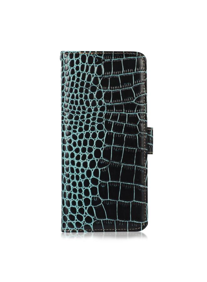 S-TOP Case For Samsung Galaxy S22 Ultra 5G Crocodile Top Layer Cowhide Leather Phone Case - Image 2