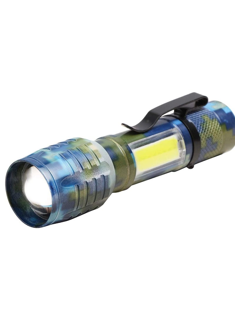ماركة غير محددة مصباح يدوي من خليط الالومنيوم USB ب3 اوضاع ببطارية 14500  - Image 2