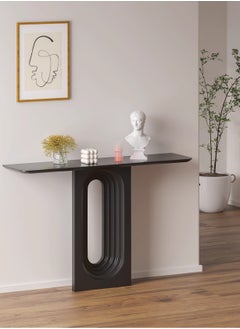 Merry Moments Console Table Hallway Entry Table Styling Table Narrow Table for Living Room Entryway Corridor or Sofa Side Table Modern Minimalism Black L120xH90xW25 cm  - Image 3