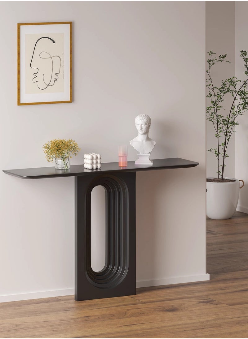 Merry Moments Console Table Hallway Entry Table Styling Table Narrow Table for Living Room Entryway Corridor or Sofa Side Table Modern Minimalism Black L120xH90xW25 cm  - Image 3