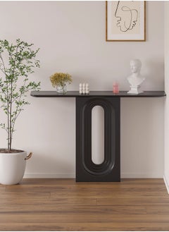 Merry Moments Console Table Hallway Entry Table Styling Table Narrow Table for Living Room Entryway Corridor or Sofa Side Table Modern Minimalism Black L120xH90xW25 cm  - Image 4