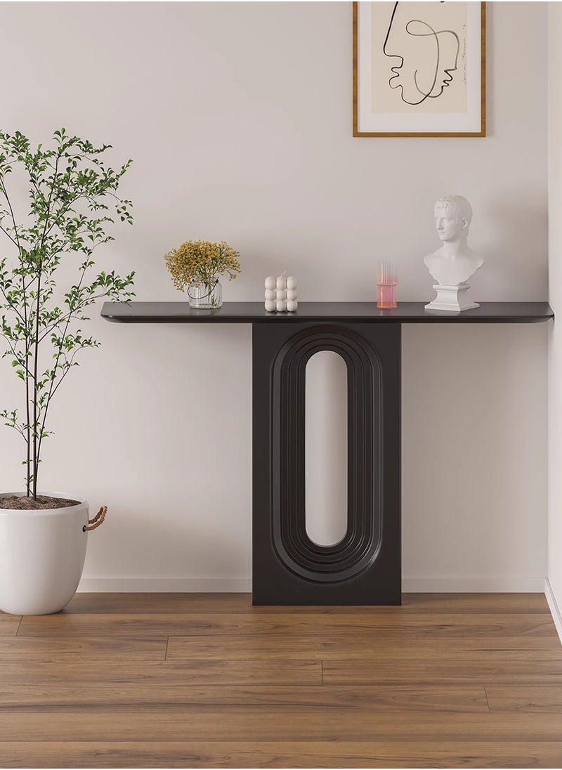 Merry Moments Console Table Hallway Entry Table Styling Table Narrow Table for Living Room Entryway Corridor or Sofa Side Table Modern Minimalism Black L120xH90xW25 cm  - Image 4