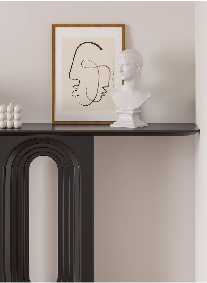 Merry Moments Console Table Hallway Entry Table Styling Table Narrow Table for Living Room Entryway Corridor or Sofa Side Table Modern Minimalism Black L120xH90xW25 cm  - Image 5