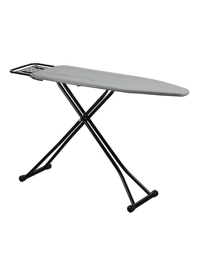 LAWAZIM 12"x36" Ironing Board with Iron Rest - Foldable and Heat Resistant Iron Rest, Padded Surface, Lightweight Black Frame with Gray Cover - for Small Spaces, Apartments, Laundry Rooms, and Closets - Image 5