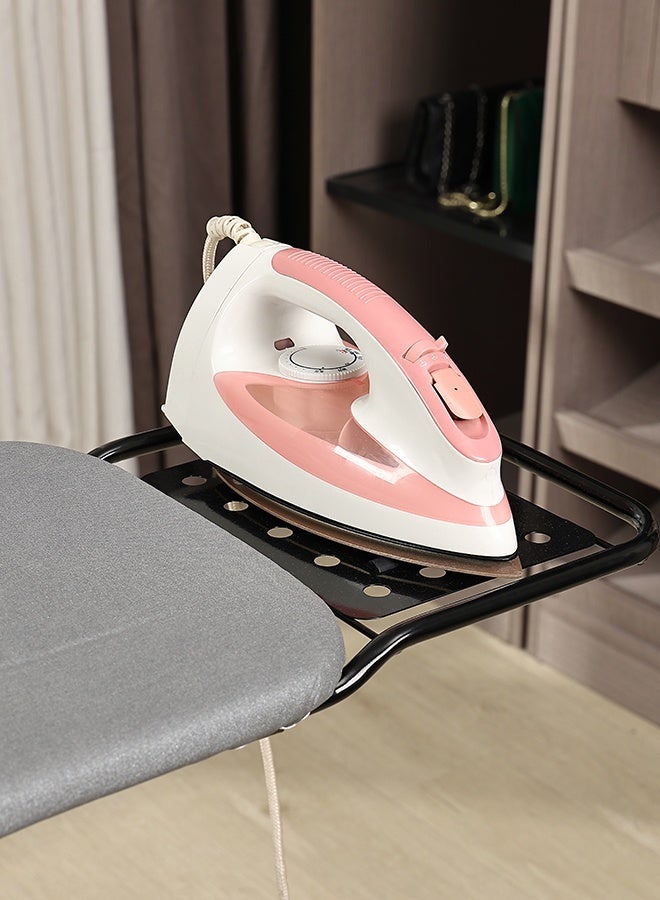 LAWAZIM 12"x36" Ironing Board with Iron Rest - Foldable and Heat Resistant Iron Rest, Padded Surface, Lightweight Black Frame with Gray Cover - for Small Spaces, Apartments, Laundry Rooms, and Closets - Image 3