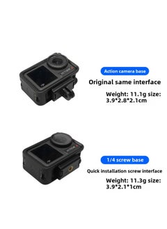 Generic Applicable To DJI Dajiang Action5pro/4/3 Magnetic Quick Disconnect Base Sports Camera Magnetic Transfer Seat Accessories-Color:Action5 Pro/4/3 Magnetic Base 1/4 Interface  - Image 3