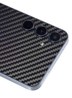 SARAOONT Samsung Galaxy M35 1 Piece Carbon Fiber Skin Wrap and 2 Piece 10H Screen Protectors  - Image 2
