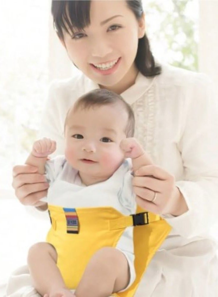 An Adjustable Safety Belt For Children's Chairs, Easy To Clean, Foldable, And Store In The Bag, beige Color  - Image 2